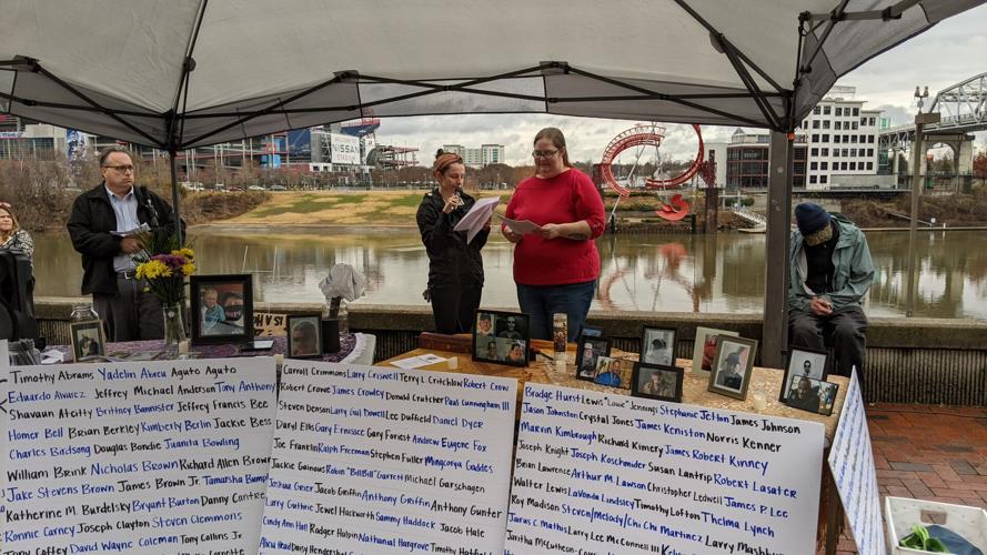 Homeless Memorial Service