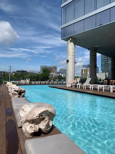 The pool at W Nashville, the Nashville Scene’s 2026 Best Hotel in Nashville