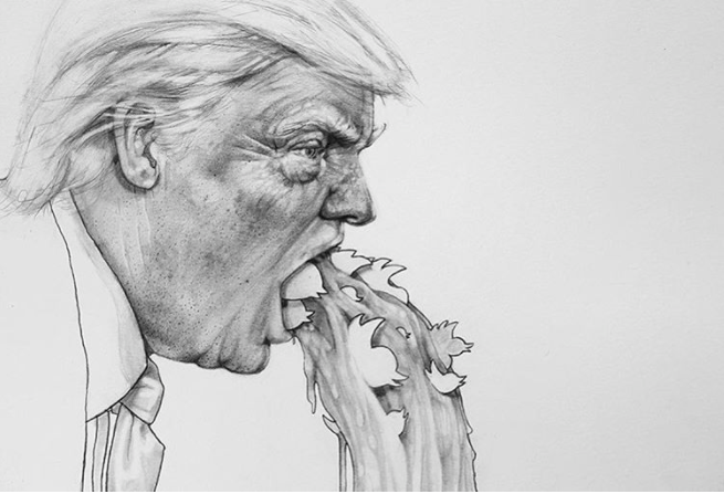 Nashville's Casey Promise Named Winner in Crooked Media's Trump Portrait Contest