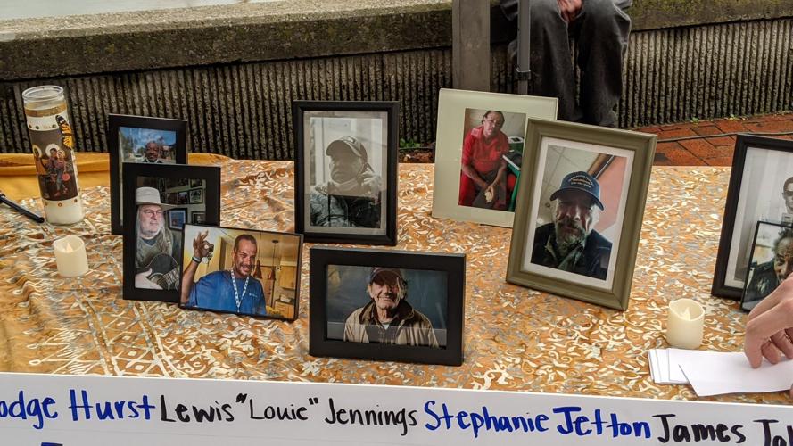 Homeless Memorial Service