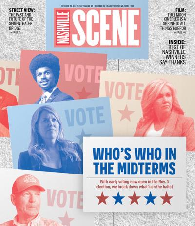 cover of the Nashville Scene for the October 22, 2026 midterm election coverage