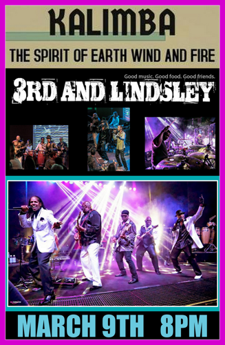 KALIMBA: THE MUSIC OF EARTH WIND AND FIRE LIVE at 3rd & Lindsley