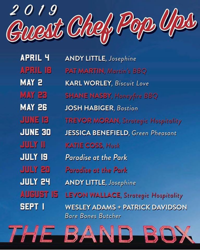 The Band Box Slates a New Series of Pop-Ups at First Tennessee Park