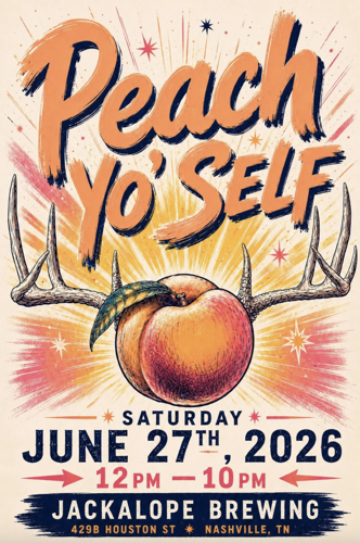Peach Yo Self flyer