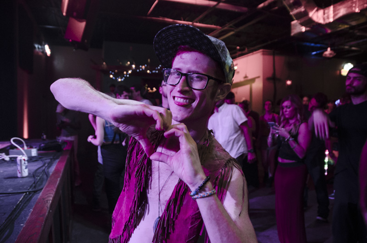 DJ Wick-It the Instigator Brings Bangers and Party Gimmicks to The Basement East