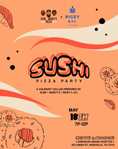 Sushi Pizza Party