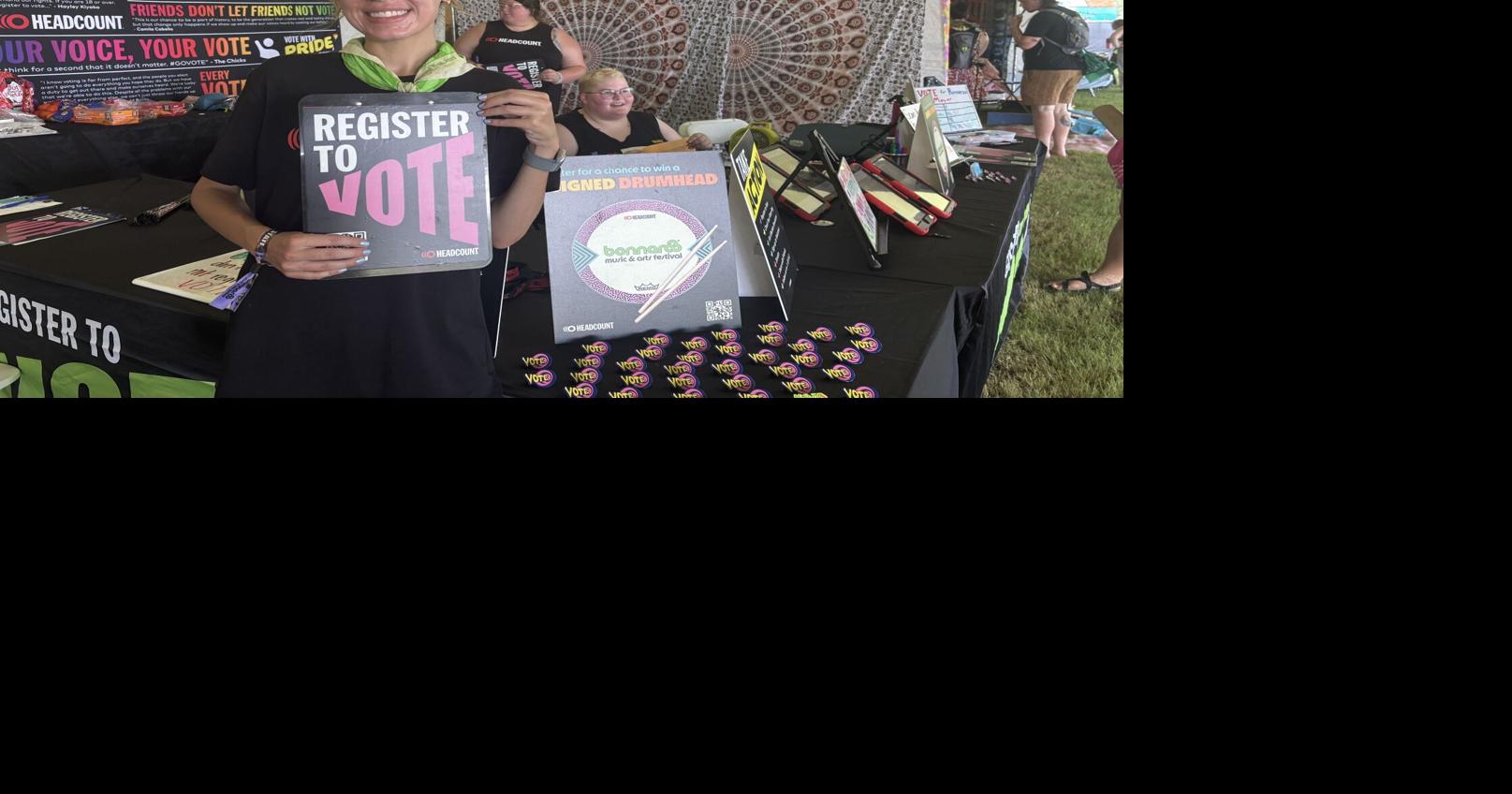 Voter Registration Nonprofit Headcount Hopes for Big Numbers at Bonnaroo