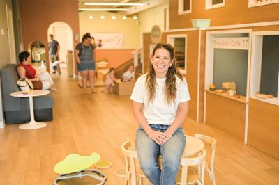 Brittney Farrow at Woodland Play Cafe