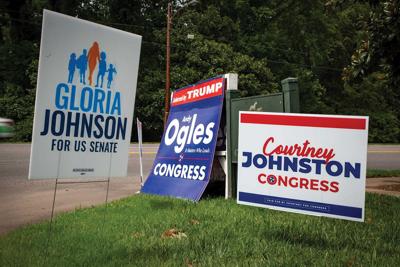Voting signs