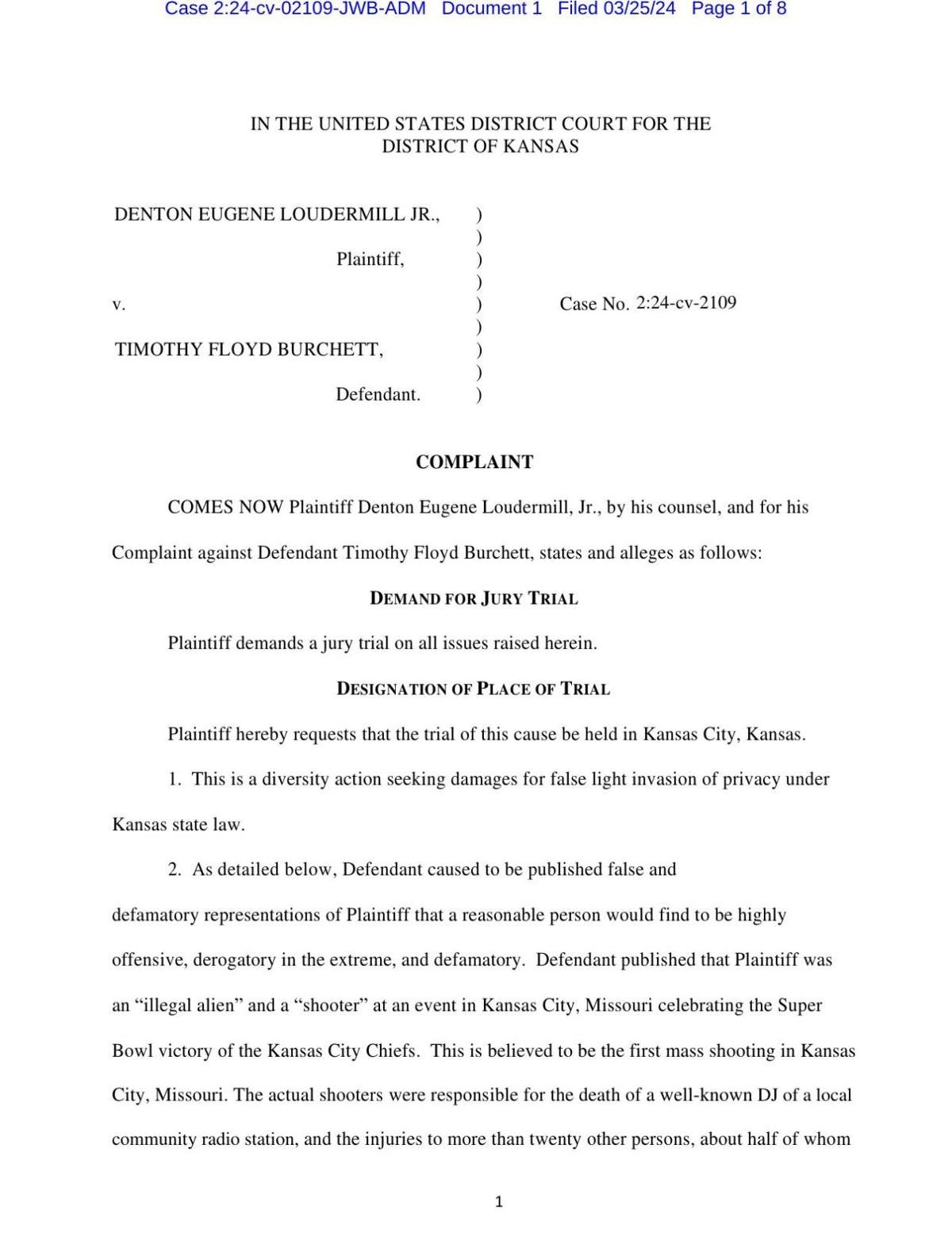 Tim Burchett Lawsuit