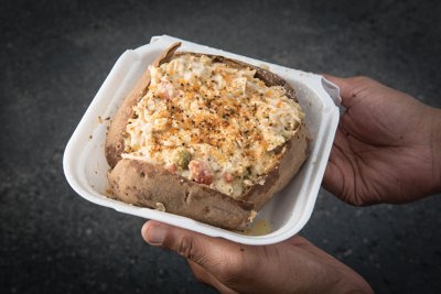 Potato Mountain 615 — Fully Loaded Baked Potato — $10