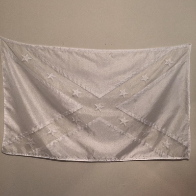 Jessica Wohl's 'White Flag' Reimagines the Confederate Flag as a Ghost
