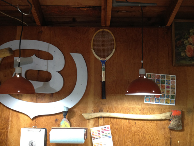 Studio Visit: Luke Stockdale's Sideshow Sign Company