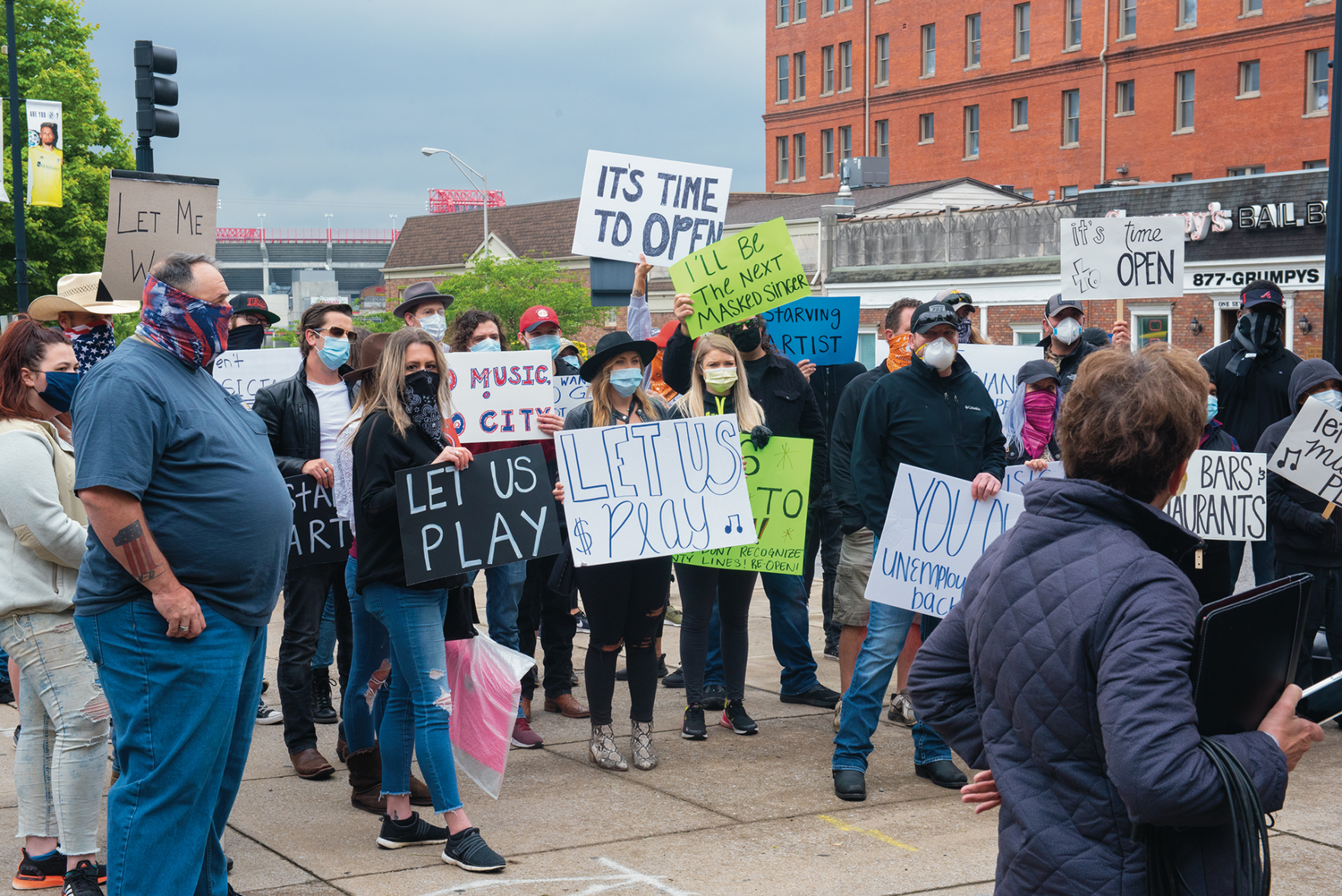 Lower Broad Denizens Protest Continued Closures