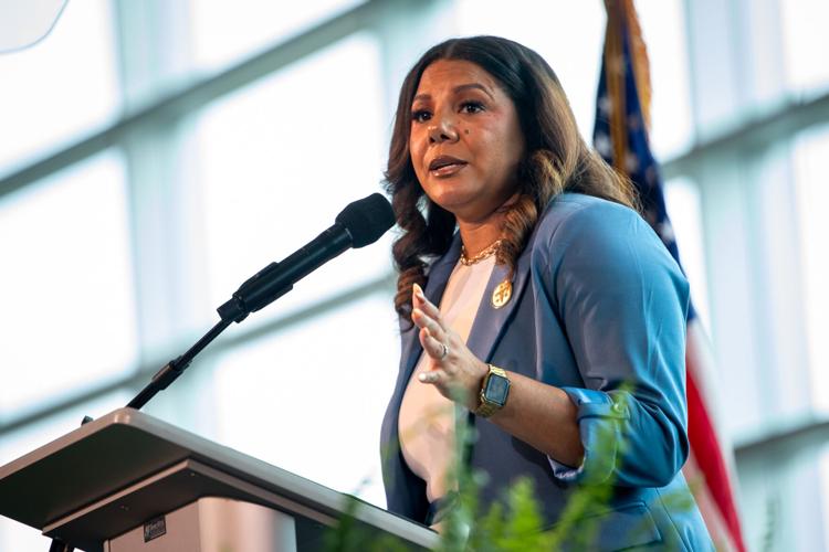 Johari Matthews of ONE Community and the Tennessee Titans Foundation at the 2026 State of Metro