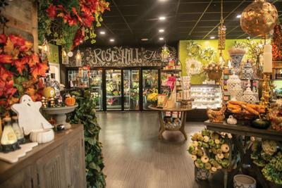 Interior of Rose Hill Flowers