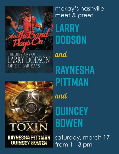 Meet & Greet: Larry Dodson, Raynesha Pittman, & Quincey Bowen