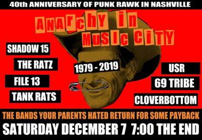 Anarchy in Music City to Celebrate Four Decades of Nashville Punk