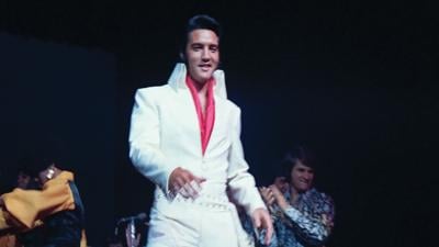 Elvis Presley in a still from 'EPiC: Elvis Presley in Concert'