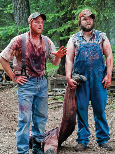 Two rednecks accidentally trigger an obnoxious-coed massacre in <i>Tucker and Dale vs. Evil</i>, a cheery slasher-movie spoof