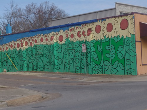 Is There a Subliminal Message in the Import Flowers Mural?