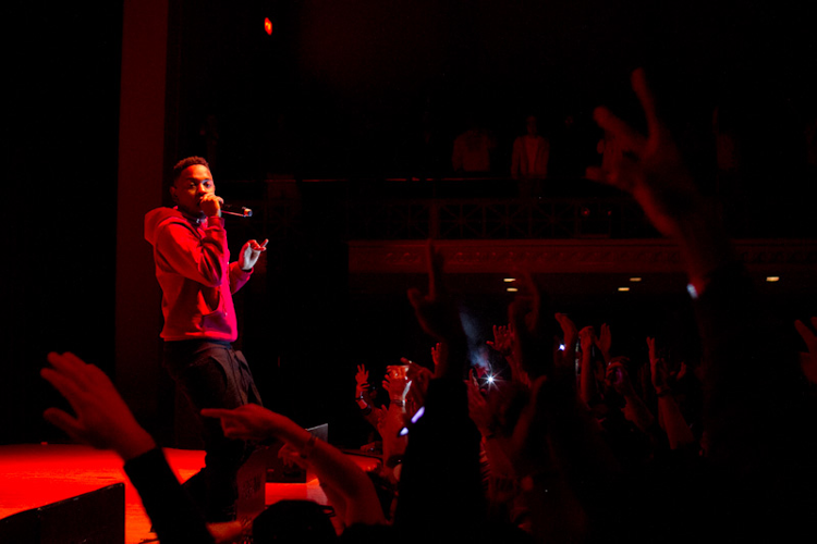 Kendrick Lamar w/Chancellor Warhol at War Memorial Auditorium, 11/4/12