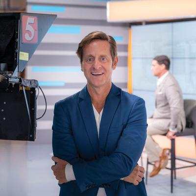 Nick Beres stands in the NewsChannel 5 studio. Beres was voted Best Reporter and TV News Personality in Nashville in the Nashville Scene’s 2026 Best of Nashville Readers’ Poll.