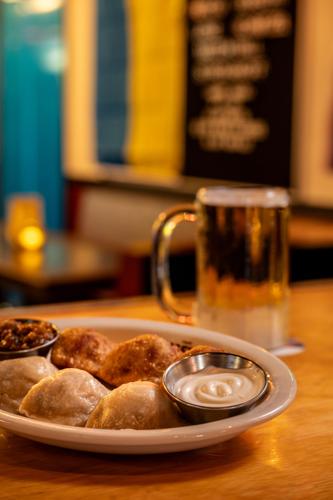 Veselka pierogi at Lakeside Lounge