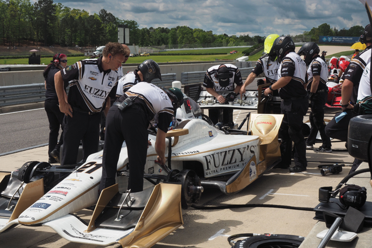 Hendersonville native Josef Newgarden is starting on the front row at the 100th running of the Indianapolis 500