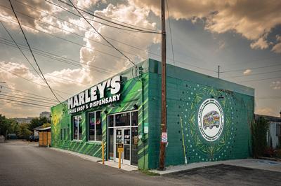Exterior of Marley’s Smoke Shop, the Nashville Scene’s 2026 Best Smoke/Vape Shop in Nashville