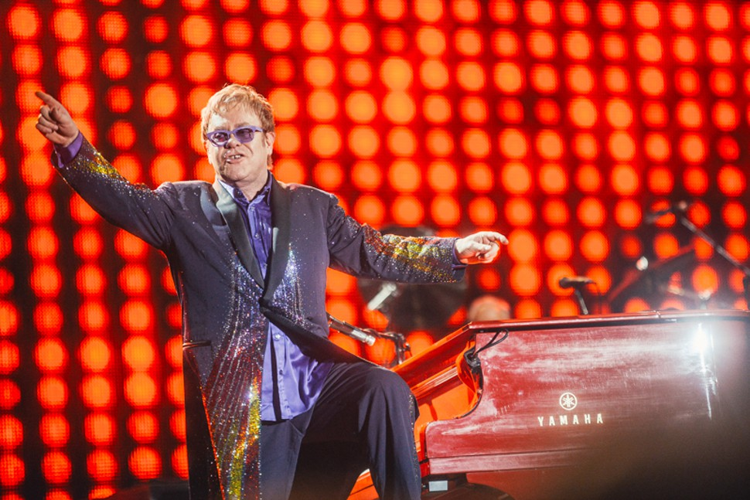 Elton John at Bonnaroo's What Stage, 6/15/14