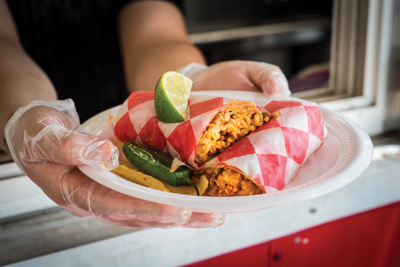Cheap Eats: Five Points Tacos — Cheesy Bean-and-Rice Burrito — $5