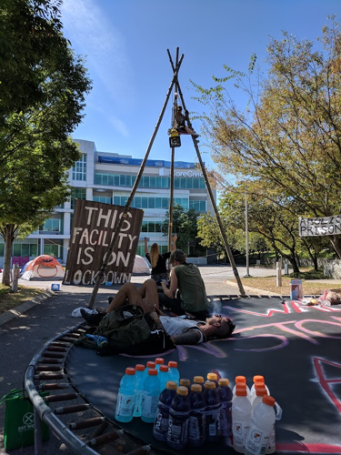 Protesters Have Put CoreCivic's Headquarters on 'Lockdown'