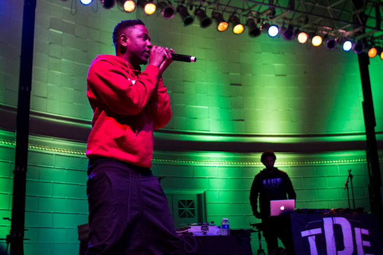 Kendrick Lamar w/Chancellor Warhol at War Memorial Auditorium, 11/4/12