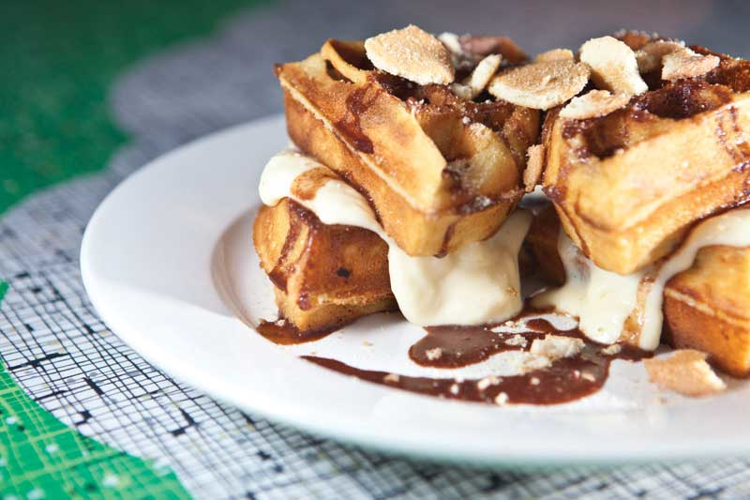 Our intrepid correspondent goes in search of the perfect hangover brunch