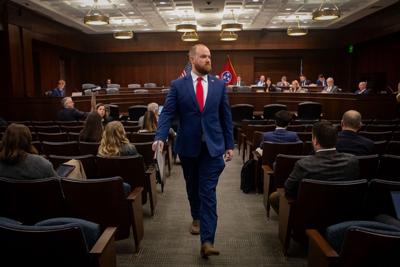 Rep. Kip Capley appears at a House Transportation Subcommittee, Feb. 17, 2026