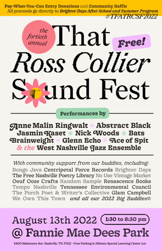Fortieth Annual That Ross Collier Sound Fest flyer