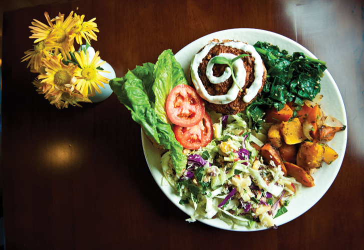 At Sunflower Cafe, Laura Yazdian and Gabrielle Mittelstaedt showcase a surprising bounty of vegetarian delights