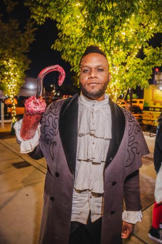 In costume (as Candyman) at the Belcourt for the 15th annual horror movie marathon 12 Hours of Terror, 10/17/2026.