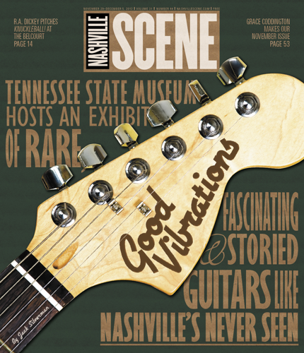 Tennessee State Museum hosts an exhibit of rare, fascinating & storied guitars like Nashville’s never seen