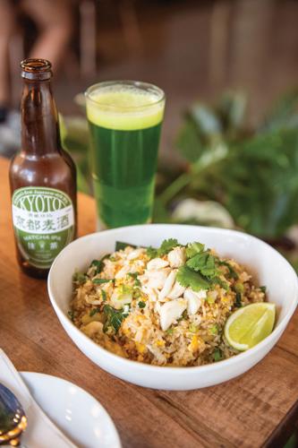 Crab fried rice at A-Roi