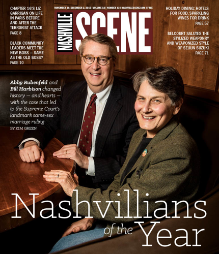2015 Nashvillians of the Year: How Abby Rubenfeld and Bill Harbison helped to change history