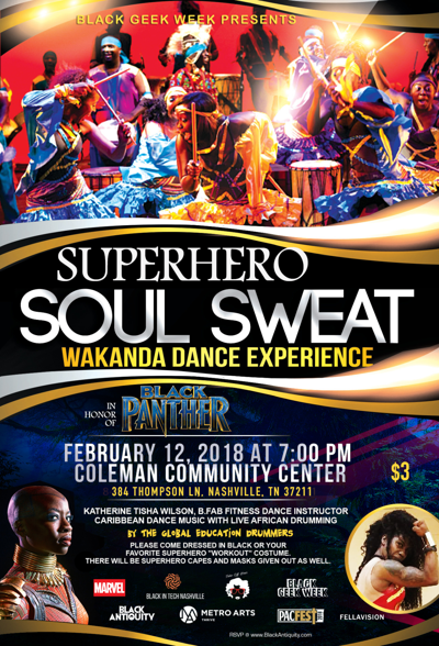 (Black Geek Week) Superhero Soul Sweat: Wakanda Dance Experience