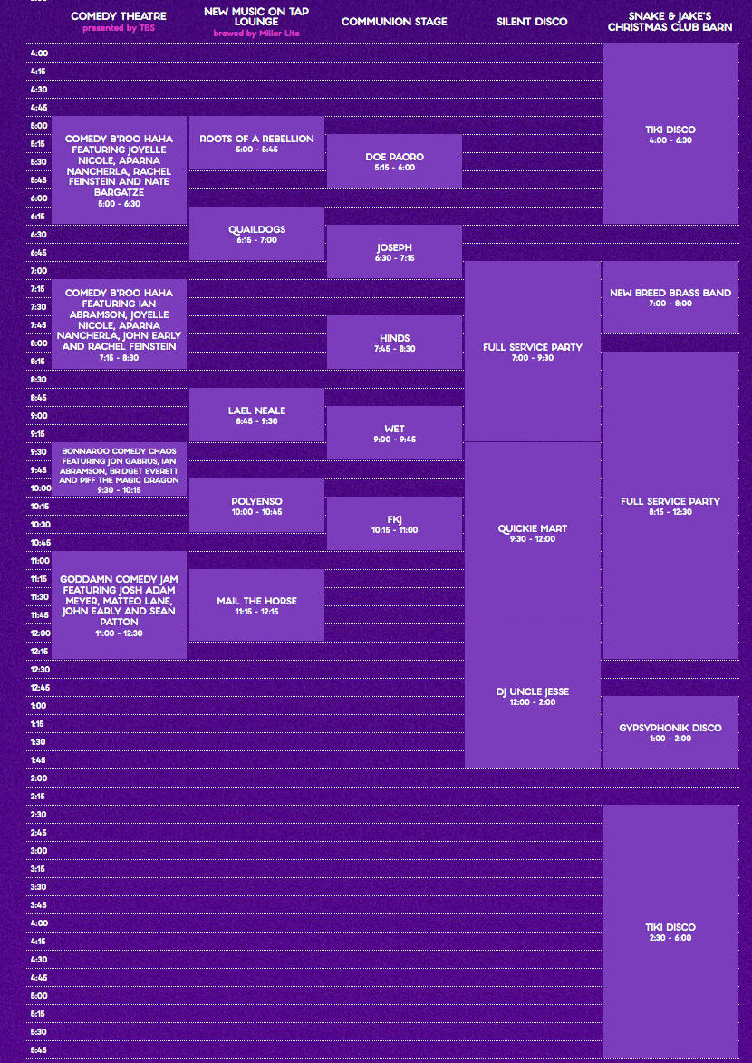 Bonnaroo 16 Schedule Unveiled Offers Tough Choices Music Nashvillescene Com