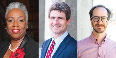 From left: Sharon Hurt, Matt Wiltshire and Freddie O'Connell