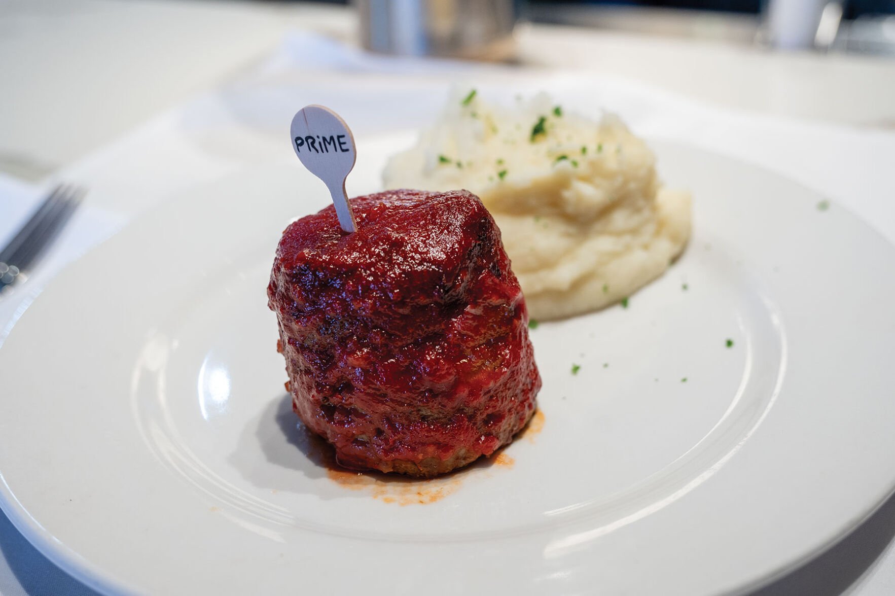Prime meatloaf at BrickTop's