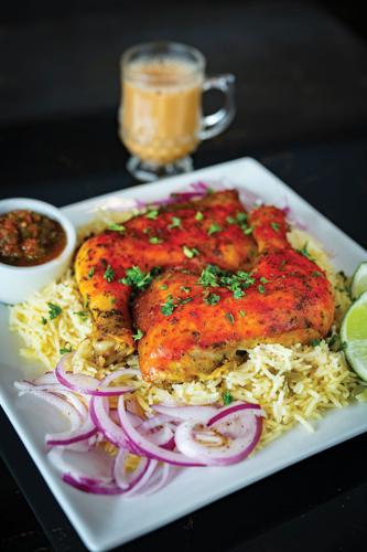 Chicken mendi at Middle Eatz