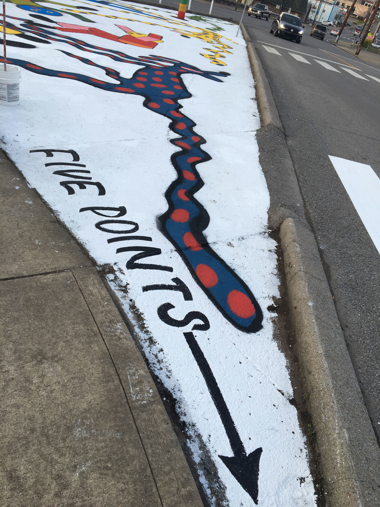East Nashville Crosswalk Gets the Dancing Dog Treatment
