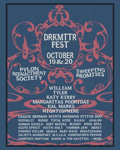 Drkmttr Fest 2024 flyer