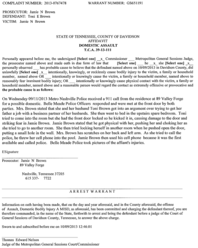 Country Music Producer Tony Brown Charged With Assaulting Wife